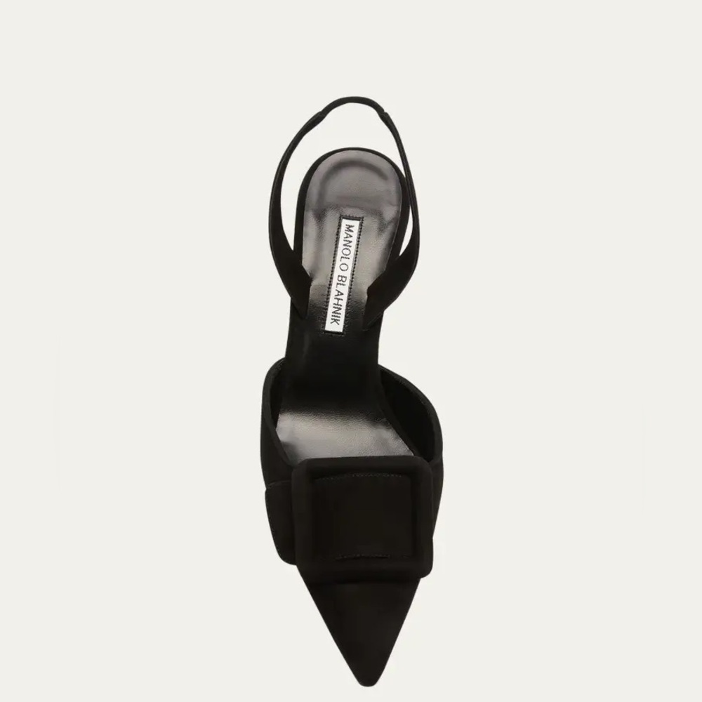 Manolo Blahnik Elegant Black Heels